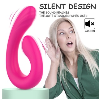 Flor 9 G punto Vibrador recargable masajeador de doble cabeza Stimumador Adulto juguete sexual Para parejas mujeres (5)