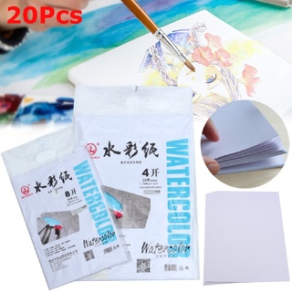 20 hojas acuarela papel arte artista cuaderno de bocetos cuaderno de dibujo pintura