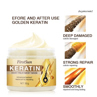 BUYME 50ml dañado tratamiento de raíz del cabello suavizante nutritivo cuero cabelludo reparación esencia crema (3)