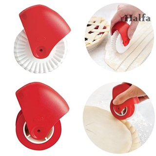 hp*decorador de rodillos de rueda de pasta cortador de pizza pastel de corteza manual moldeando herramienta para hornear (2)