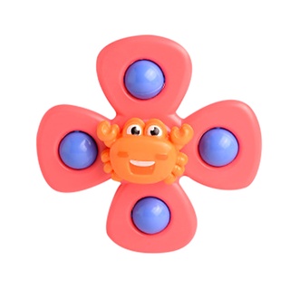 [bubble] 3 pzas juguetes/juguetes De baño giratorios para bebés con Ventosa 3 piezas (3)