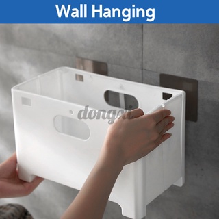 ON SALE PP Laundry Hamper Foldable Storage Basket Collapsible Bathroom Wall Hanging Punch-free Basket
