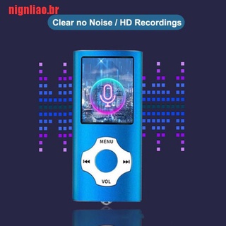 [nignliao] 1 reproductor MP3 portátil MP4/grabador de Radio FM HIFI Sport (5)