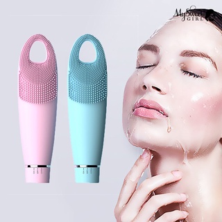mysw - cepillo eléctrico de limpieza facial de silicona impermeable