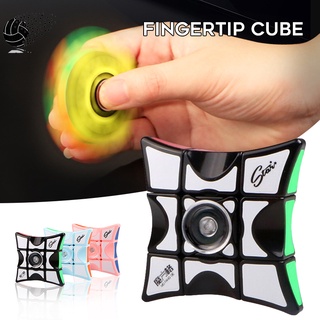 Fidget Spinner cubo mágico Anti-ansiedad Brainstorm dedo juguete disquete cubo rompecabezas Simple y divertido elemento de resolución para todos los tiempos