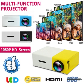 Yg300 Pro Led Mini proyector 1080p Full Hd soporta Hd/M Usb Av Tf Ps4 Portátil reproductor de medios (1)