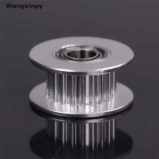 [wangxinpy] impresora 3d piezas 20t ancho de la correa 6 mm gt2 cinturón idler polea 5 mm agujero de aluminio venta caliente