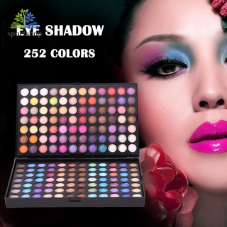 paleta de sombras de ojos de 252 colores/maquillaje/estudiante/estudio/útiles escolares