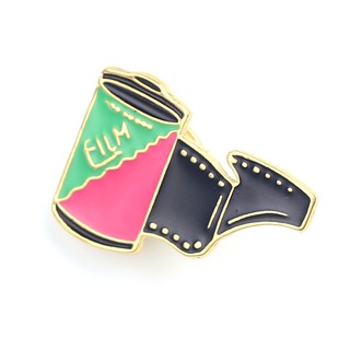 Ma Xun Personalized All-match Collar Pin Film Dolphin Medal Tearing Bag Brooch