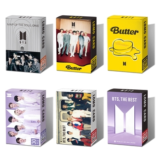 30 unids/caja bts photocards butter 2021 álbum lomo tarjeta postal