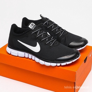 Originais Nike Free Running 3.0 V2 Men 's and women's Running Sapatos Calçados Esportivos Tênis Tamanho Grande -- black white