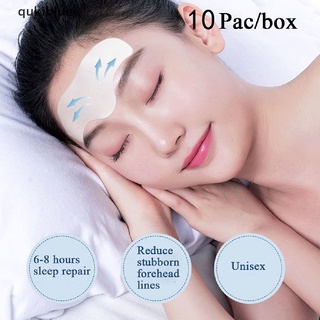 Qukiblue 10PCS/box Anti-wrinkle Forehead Patches Removal Moisturizing Anti-aging Moisture CL
