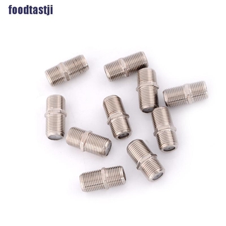 10 pzs Conector F Plug De aleación De aluminio (6)