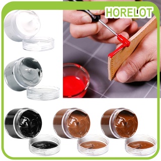 [horelot] Bálsamo recolorante de cuero (30 ml) - restaurador de Color de cuero para muebles, reparación de Color de cuero en cuero descolorido y rayado