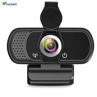 Cámara 1080p con soporte y cubierta protectora de alta definición Webcam PC portátil