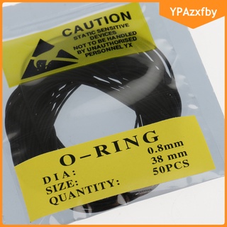 500pcs Black Rubber O-Ring Watch Back Seal Gaskets Waterproof Ring 31-40mm