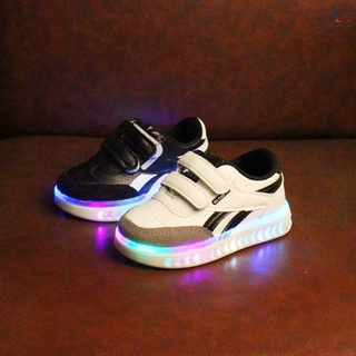 zapatos deportivos para niños transpirables de malla antideslizante led con purpurina/zapatos para caminar