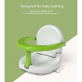 ♧Dw♔Silla de baño de seguridad plegable para bebé, multifuncional portátil, diseño envolvente, diseño envolvente