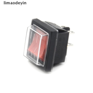 [limaodeyin] interruptor basculante rojo botón 4 enchufes 16A 250V interruptores de equipo eléctrico.