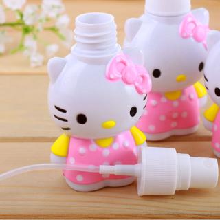 Hello Kitty - botella de plástico para viaje, Spray, botella de Perfume, botella vacía, maquillaje (8)