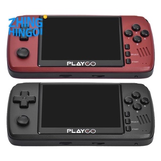 Playgo Retro consola de juegos pulgadas pantalla IPS reproductor de juegos de mano integrado en 1000 juegos en tarjeta TF de 16 gb para SFC/NES/MD/PS (rojo)