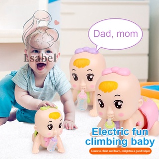1 muñeca eléctrica de juguete para bebé con luz musical educativa para aprender a caminar