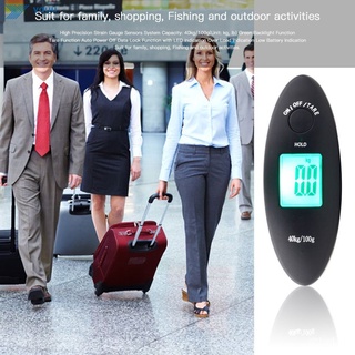 ❤40 kg/100g portátil Digital para colgar equipaje electrónico balanza de pesaje con Starp (1)