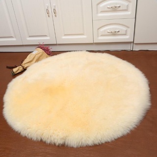 White Soft Indoor Smooth Faux Fur Small Rugs Anti-Skid Shaggy Area Rug Mat