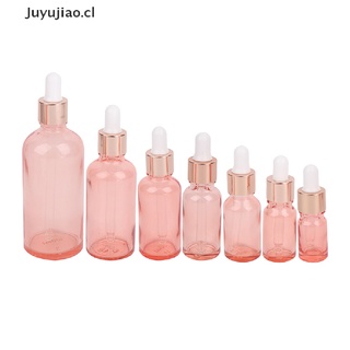 [Juyujiao] 5-100 Ml Tubos De Vidrio Gotero Botellas De Aceite Esencial Pipeta Recargables [CL]