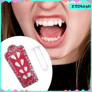 dientes de vampiro cosplay dentadura zombie fantasma diablo dientes falsos para cosplay horror fiesta halloween horror vestir accesorios