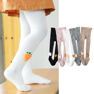 Leggings de bebé/niñas/pantalones elásticos cálidos/lindos/moda con patrón de conejo/pantalones