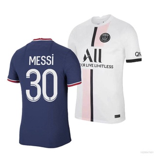Ztr PSG Jersey de fútbol Saint Germain Messi camiseta de fútbol Barcelona Jersey más el tamaño Unisex Tops camiseta de alta calidad