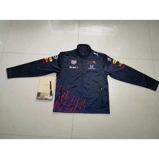 2021 New F1 Red Bull Racing Suit Red Bull Men's Fleece Zip Jacket