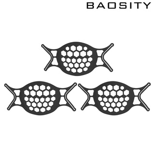 [Baosity*] 3 piezas 3D máscara soporte de silicona protector facial soporte interior marco de soporte reutilizable
