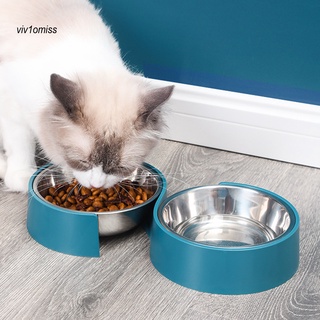 vo gato cachorro comida agua alimentación doble cuencos antideslizante alimentador mascota vajilla suministros (4)