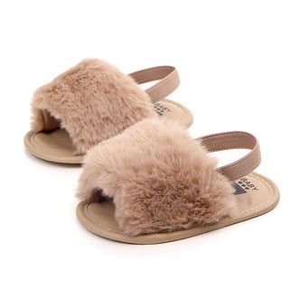 niñas suela suave de felpa sandalia de diapositivas sandalia de verano sandalia princesa antideslizante zapatos de cuna (1)