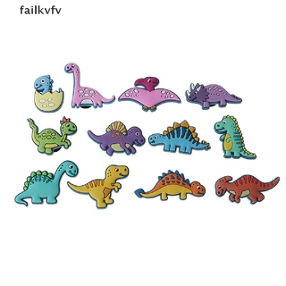 failkvfv 10 piezas de dinosaurio de dibujos animados zapato hebilla decoración zapatos accesorios en zapatos cl