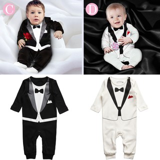 niño niños caballero traje de manga larga bebé mono ropa recién nacido niños casual conjuntos de bebé niños ropa para 1 2 años