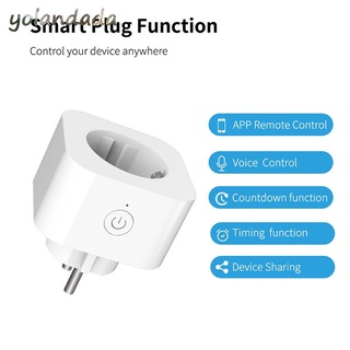 [READY] WiFi 10A Smart Plug Socket Tuya Remote Control Home Appliances Works with Alexa Google Home No Hub Required YOUMLOVESS