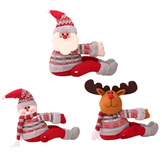 Decoración de navidad para el hogar cortina decoración hebilla de dibujos animados muñeca hebilla (6)