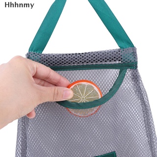 Hmy> Reusable Vegetable Bags Kitchen Fruit Vegetable Storage Mesh Bag Washable Pouch well