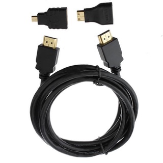surens.mx 3 En 1 Cable compatible Con HDMI De Alta Claridad + Adaptador Micro + Mini (6)