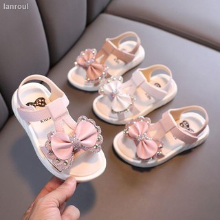 Sandalias para niña 2021 nueva niña Moda lentejuelas zapatos De Princesa De verano fondo suave zapatos De playa para niños sandalias De mujer