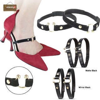 VICENORY Wholesale Ankle Shoe Belt Metal Tip High Heels Holding Bundle Shoelace Women Decorations Accessories Shoes Band Anti-skid Straps