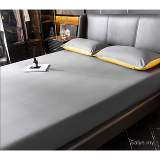 1 sábana bajera ajustable de algodón para cama individual/Queen/King Premium, Getah Keliling: Tilam Cadar DMxl (2)