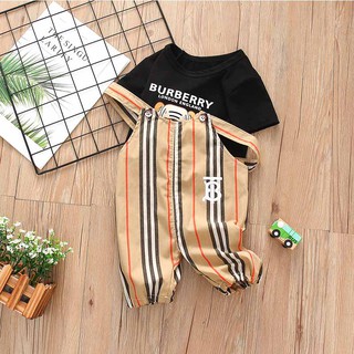 Simba verano bebé niños manga corta Tops camisas+pantalones cortos Casual trajes conjuntos (2)