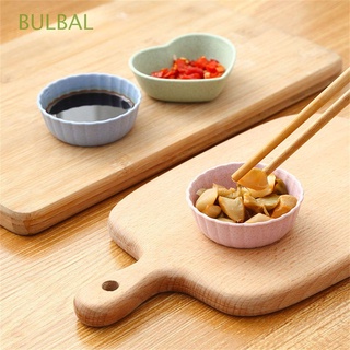 BULBAL Practical Seasoning Bowl Sauce Oil Heart-shaped Dish Tableware Salt Kitchen Sauce Vinegar Small Plates/Multicolor