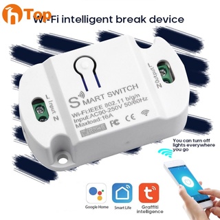 Disponible 16A Wifi Smart Switch Temporizador Interruptor Inalámbrico Home Automatización Compatible Con Tuya Alexa Google mi1nisoso2