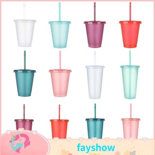 Fay 1 pza taza De Plástico reutilizable/brillante Para Beber/vaso multicolor