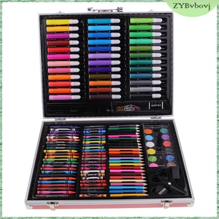 150x Kid juego de dibujo suministros de arte pinturas colorear lápiz rotulador